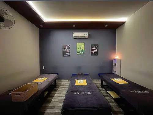 Phòng trị liệu massage thư giãn ấm cúng